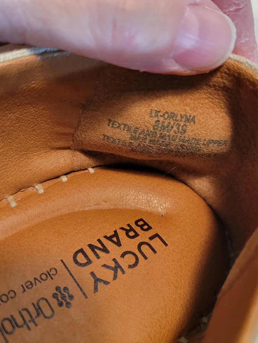 Lucky Brand Natural Linen Mary Jane Espadrilles Size 8